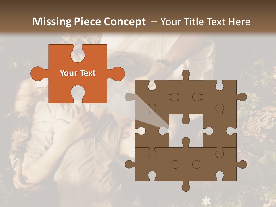 A Man And A Little Girl Laying On The Ground PowerPoint Template