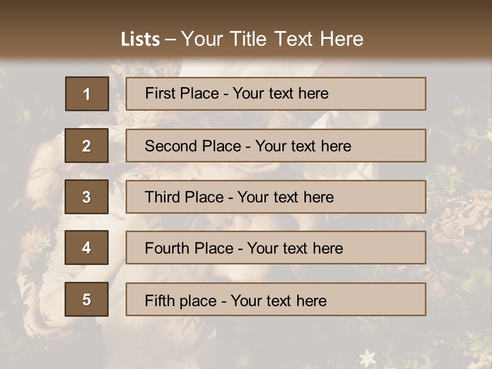 A Man And A Little Girl Laying On The Ground PowerPoint Template