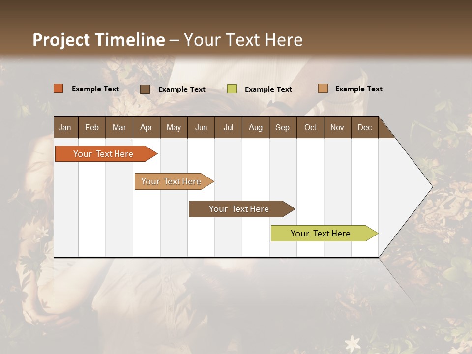 A Man And A Little Girl Laying On The Ground PowerPoint Template