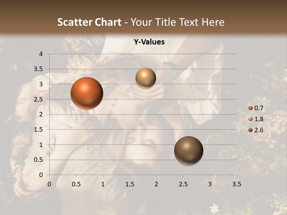 A Man And A Little Girl Laying On The Ground PowerPoint Template