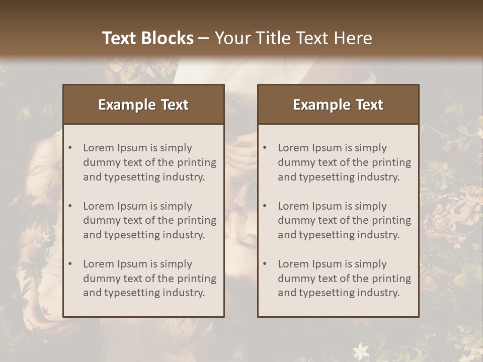 A Man And A Little Girl Laying On The Ground PowerPoint Template