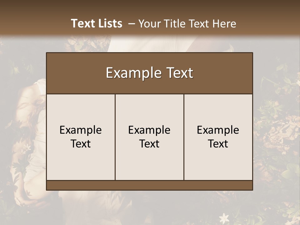 A Man And A Little Girl Laying On The Ground PowerPoint Template