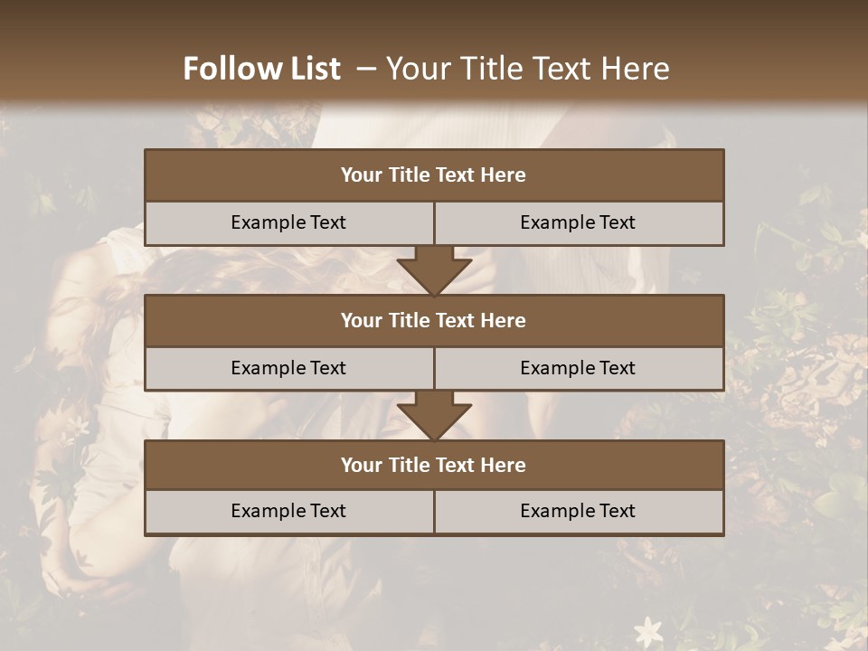 A Man And A Little Girl Laying On The Ground PowerPoint Template