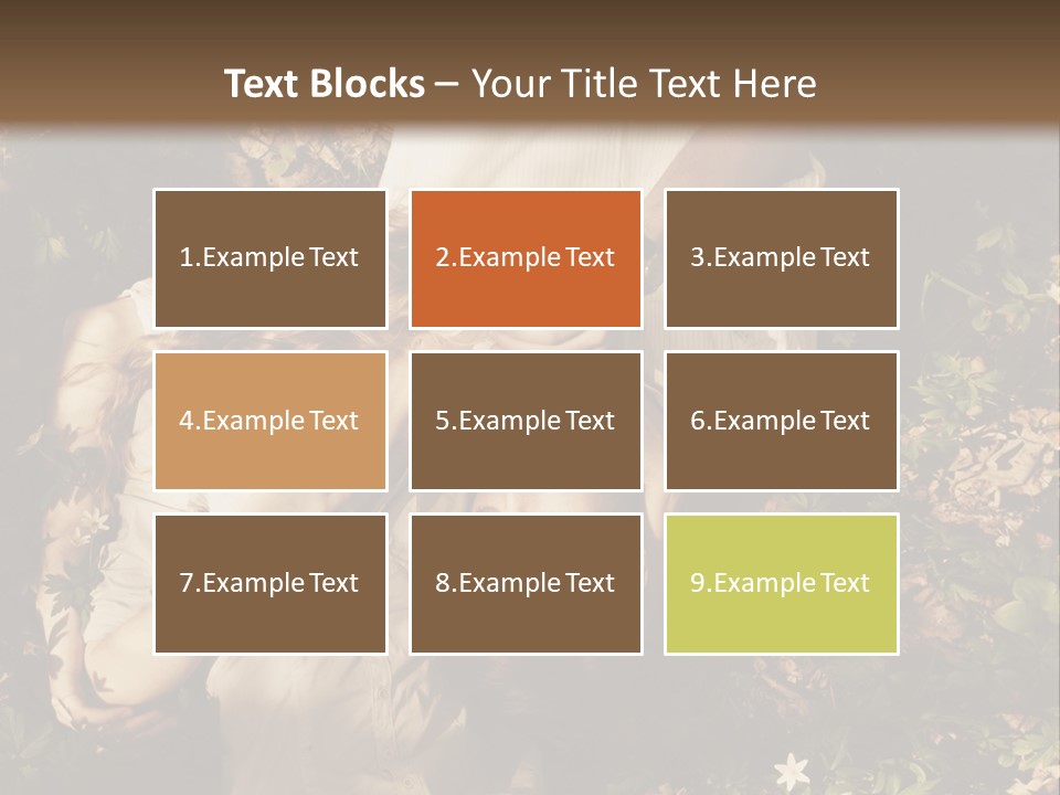 A Man And A Little Girl Laying On The Ground PowerPoint Template