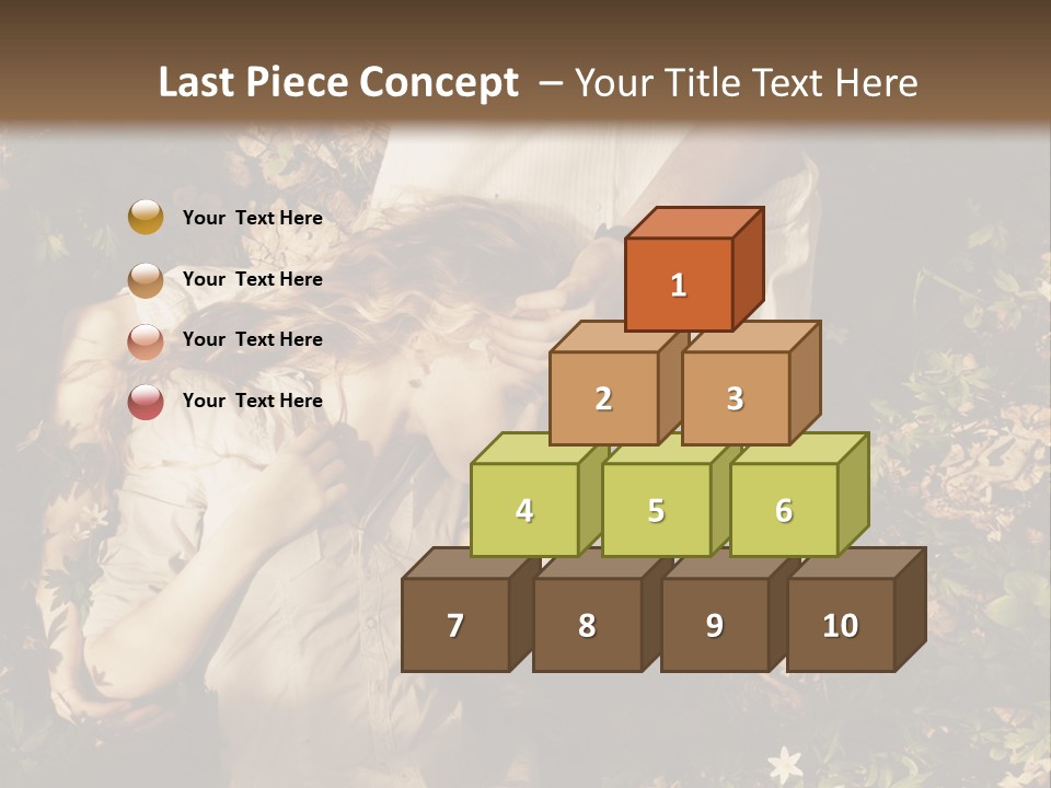 A Man And A Little Girl Laying On The Ground PowerPoint Template