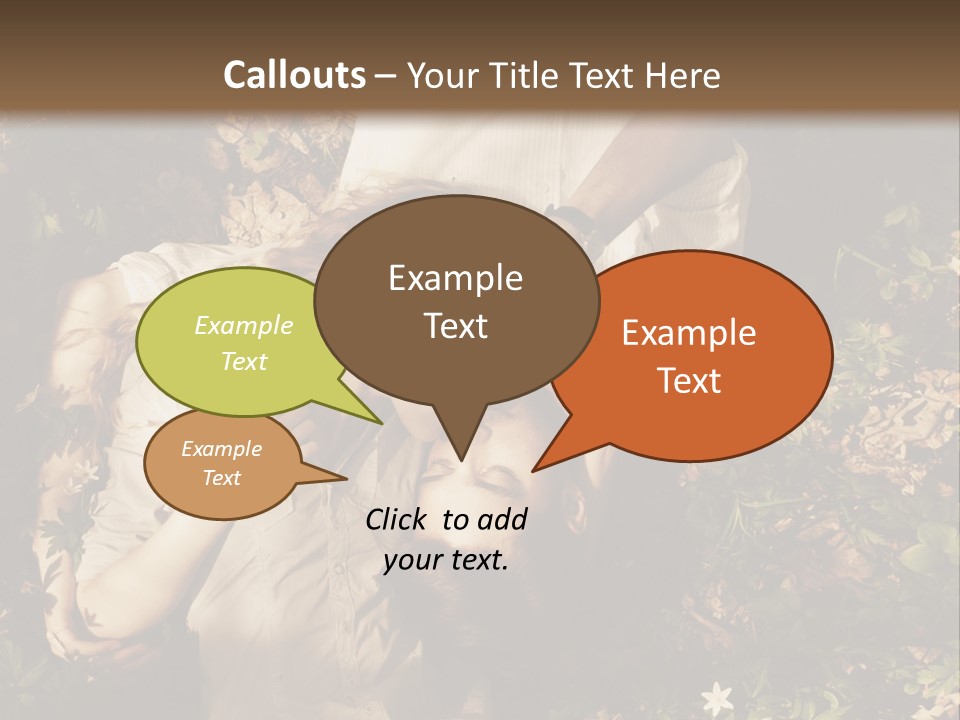 A Man And A Little Girl Laying On The Ground PowerPoint Template