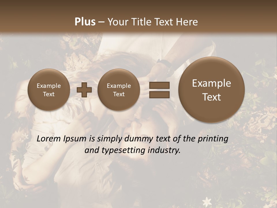 A Man And A Little Girl Laying On The Ground PowerPoint Template