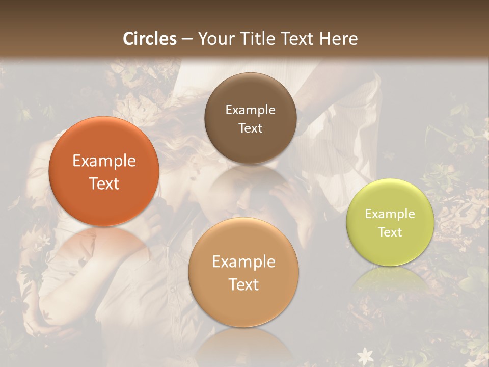 A Man And A Little Girl Laying On The Ground PowerPoint Template