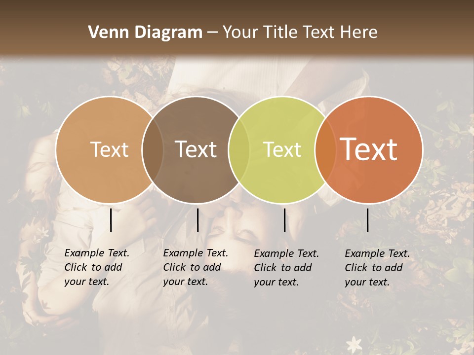 A Man And A Little Girl Laying On The Ground PowerPoint Template