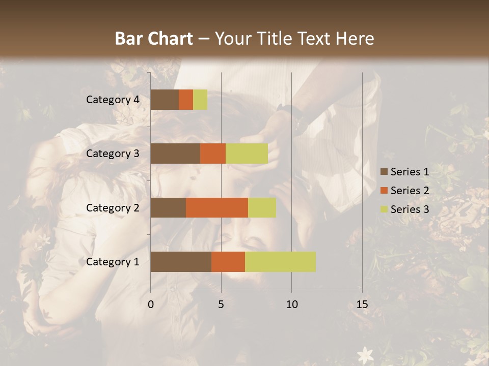 A Man And A Little Girl Laying On The Ground PowerPoint Template