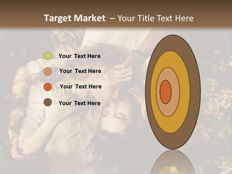 A Man And A Little Girl Laying On The Ground PowerPoint Template