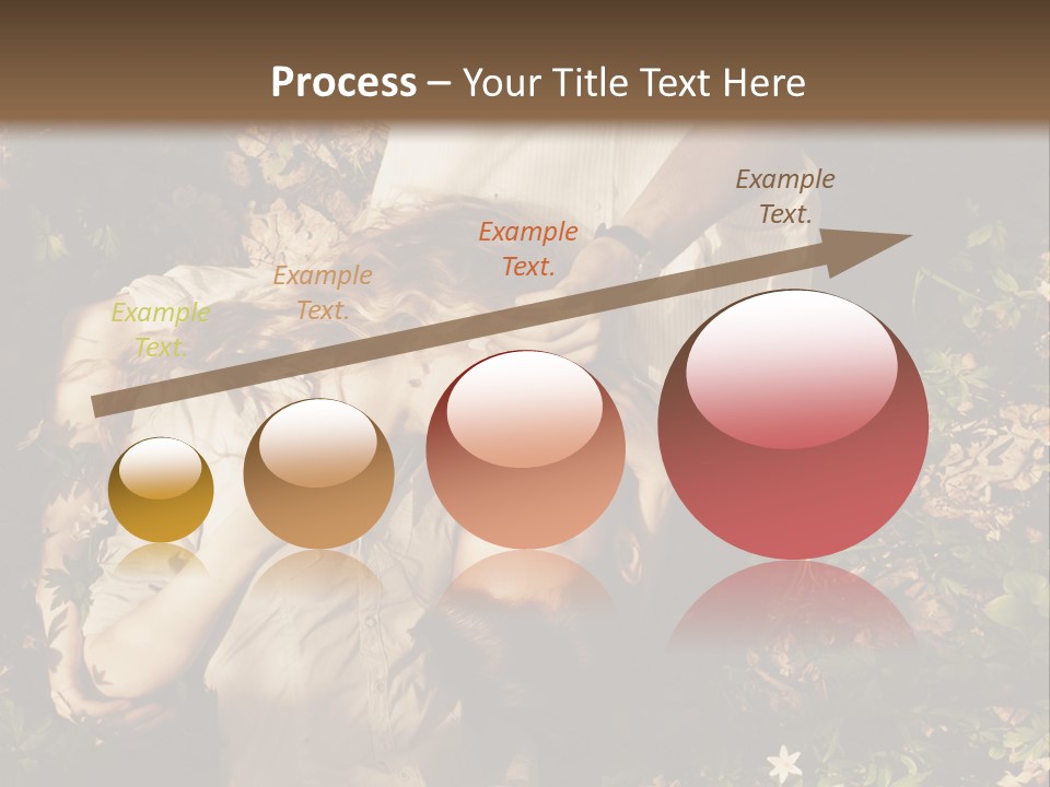 A Man And A Little Girl Laying On The Ground PowerPoint Template