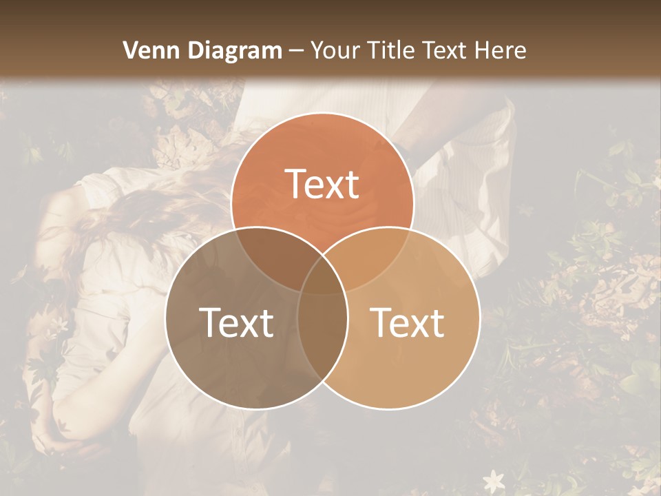 A Man And A Little Girl Laying On The Ground PowerPoint Template