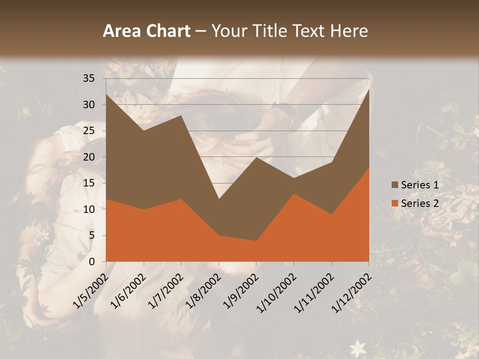 A Man And A Little Girl Laying On The Ground PowerPoint Template