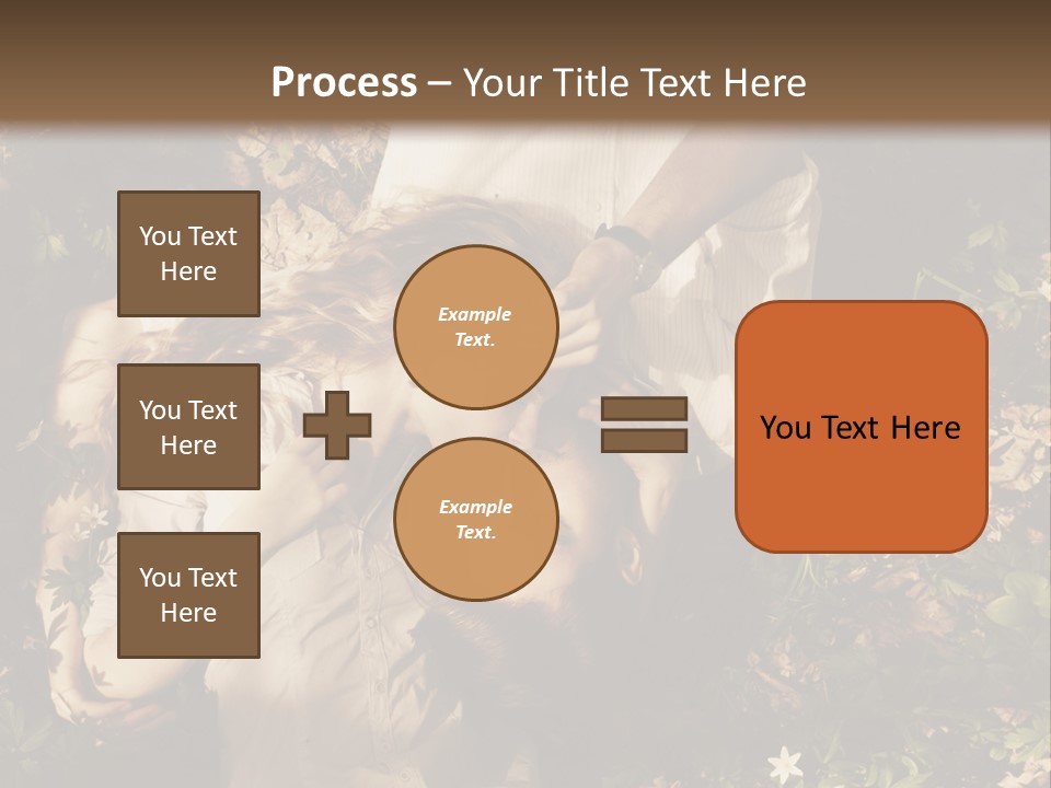 A Man And A Little Girl Laying On The Ground PowerPoint Template
