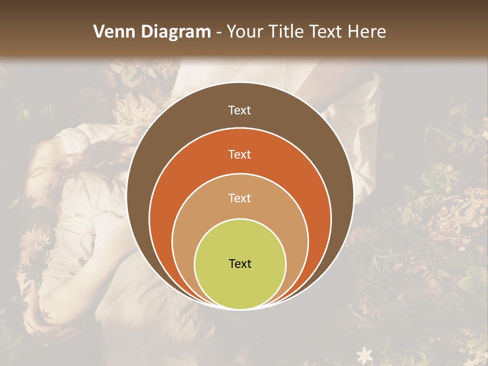 A Man And A Little Girl Laying On The Ground PowerPoint Template