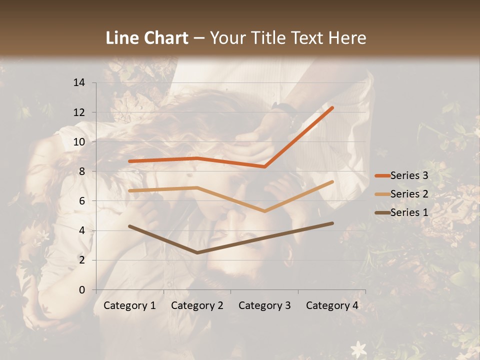 A Man And A Little Girl Laying On The Ground PowerPoint Template