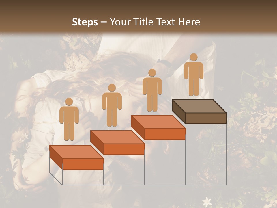 A Man And A Little Girl Laying On The Ground PowerPoint Template