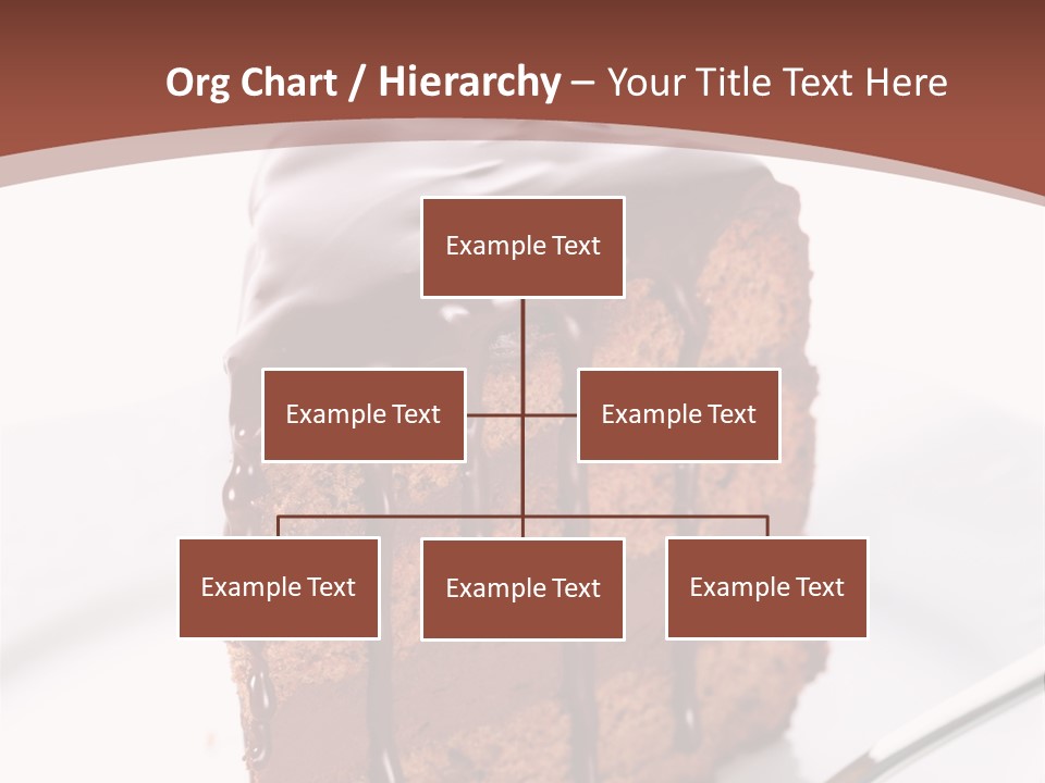 A Piece Of Cake On A Plate With A Fork PowerPoint Template