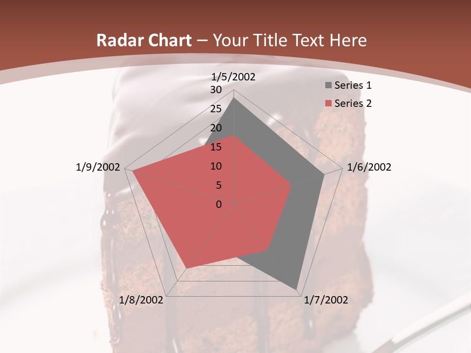 A Piece Of Cake On A Plate With A Fork PowerPoint Template