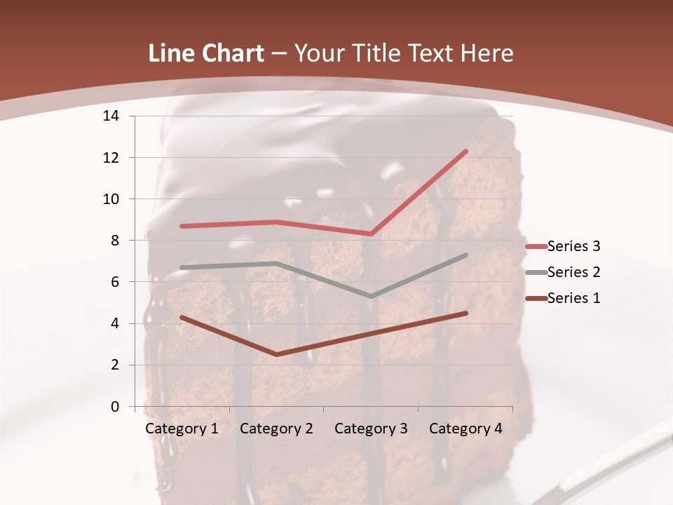 A Piece Of Cake On A Plate With A Fork PowerPoint Template
