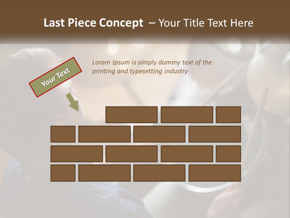 A Young Boy Playing Drums In Front Of A Drum Set PowerPoint Template