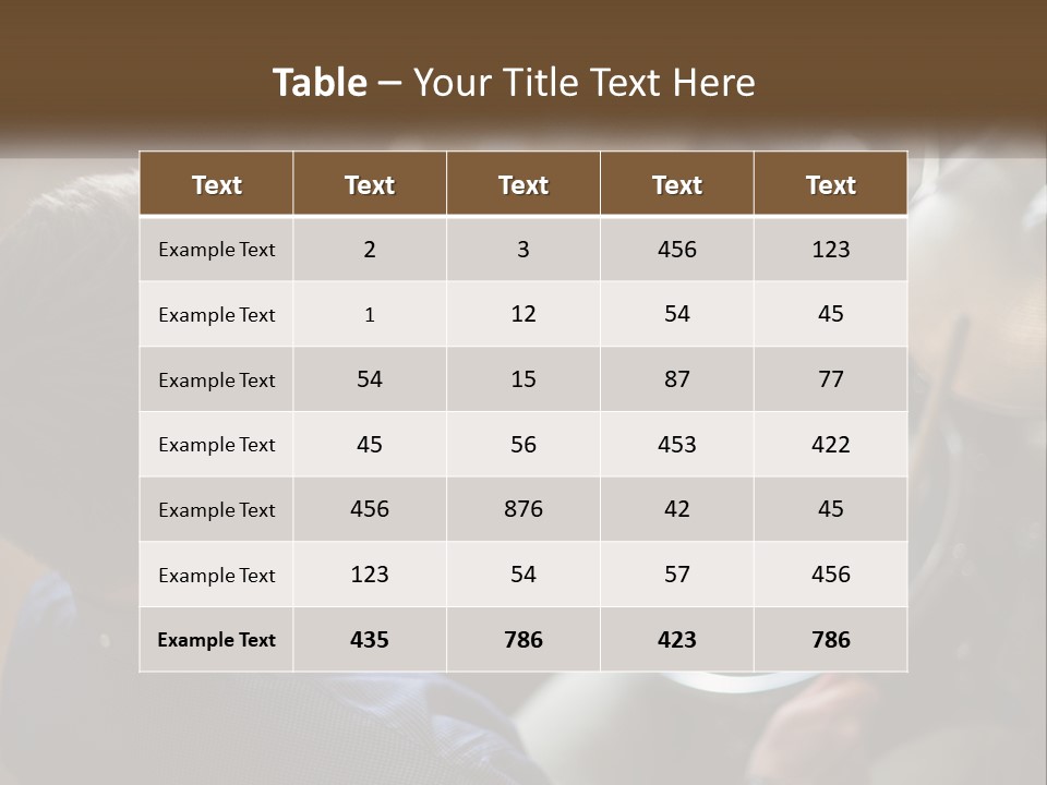 A Young Boy Playing Drums In Front Of A Drum Set PowerPoint Template