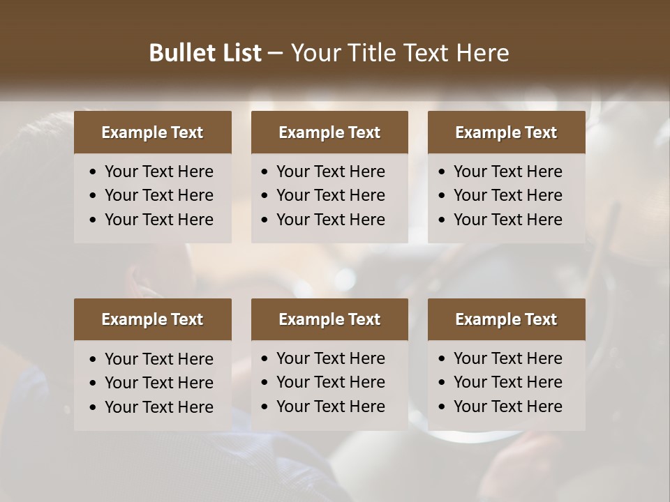 A Young Boy Playing Drums In Front Of A Drum Set PowerPoint Template