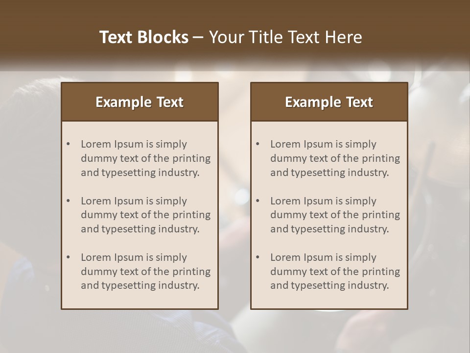A Young Boy Playing Drums In Front Of A Drum Set PowerPoint Template