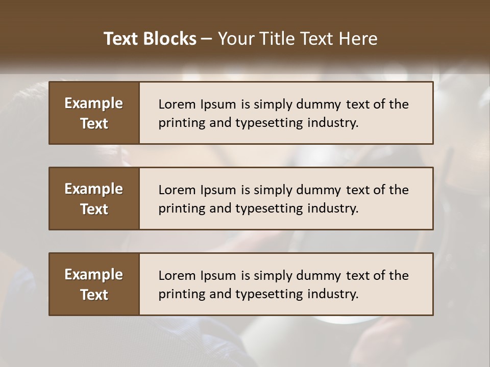 A Young Boy Playing Drums In Front Of A Drum Set PowerPoint Template