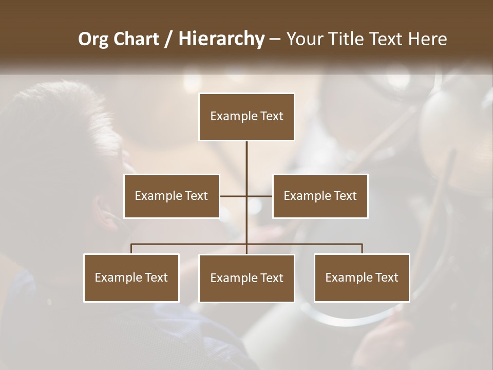 A Young Boy Playing Drums In Front Of A Drum Set PowerPoint Template