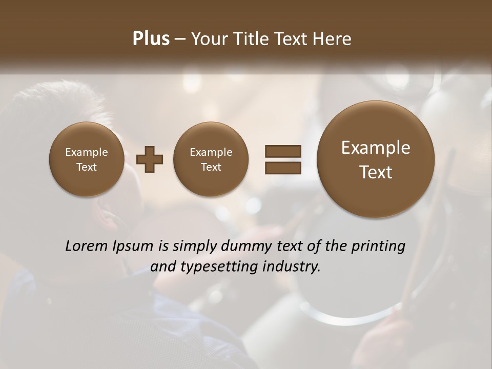 A Young Boy Playing Drums In Front Of A Drum Set PowerPoint Template