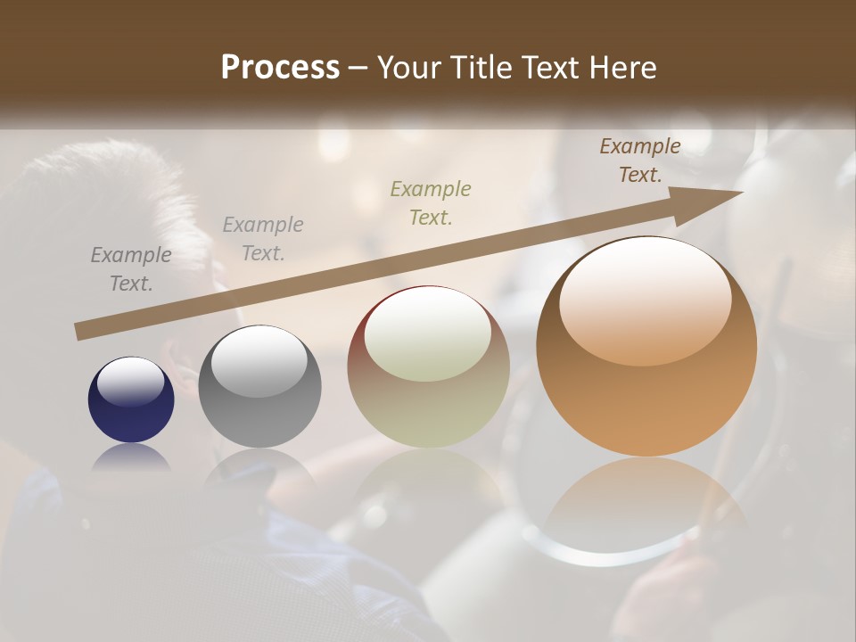 A Young Boy Playing Drums In Front Of A Drum Set PowerPoint Template