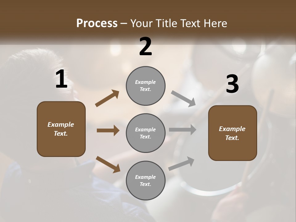 A Young Boy Playing Drums In Front Of A Drum Set PowerPoint Template