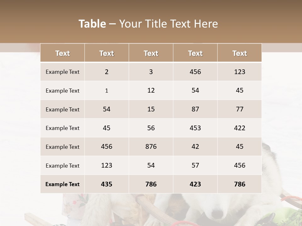 A Woman Riding A Sled With Two Dogs On It PowerPoint Template