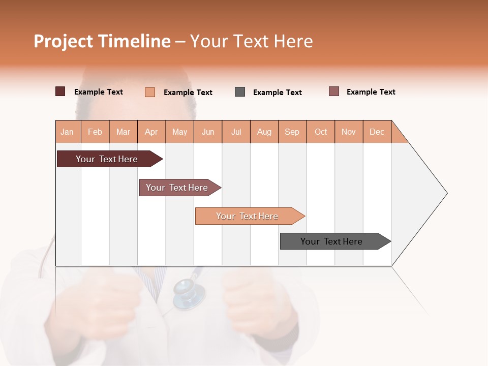 A Woman Doctor Giving A Thumbs Up PowerPoint Template