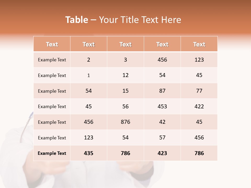 A Woman Doctor Giving A Thumbs Up PowerPoint Template