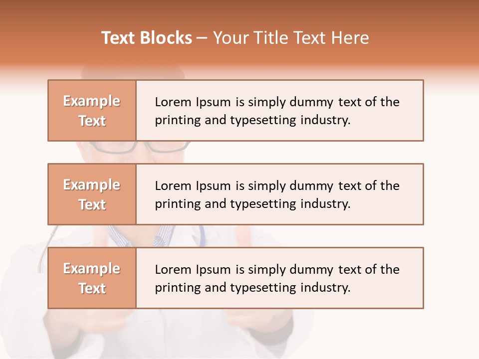 A Woman Doctor Giving A Thumbs Up PowerPoint Template
