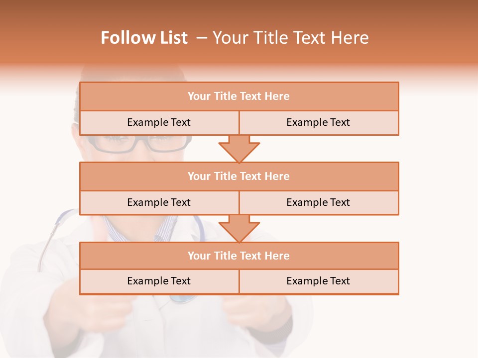 A Woman Doctor Giving A Thumbs Up PowerPoint Template