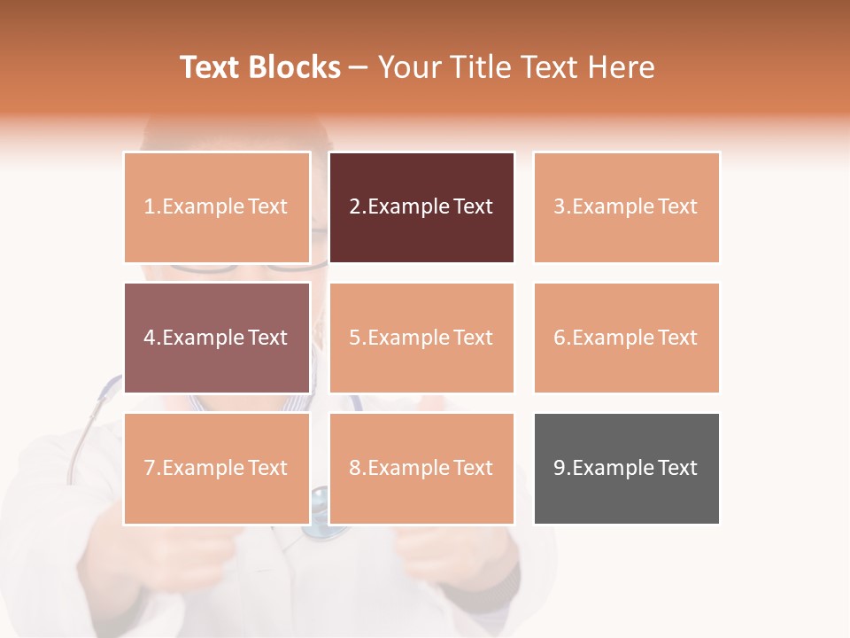 A Woman Doctor Giving A Thumbs Up PowerPoint Template