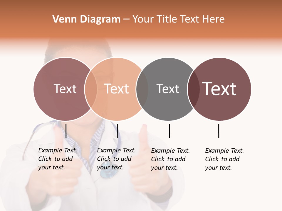 A Woman Doctor Giving A Thumbs Up PowerPoint Template