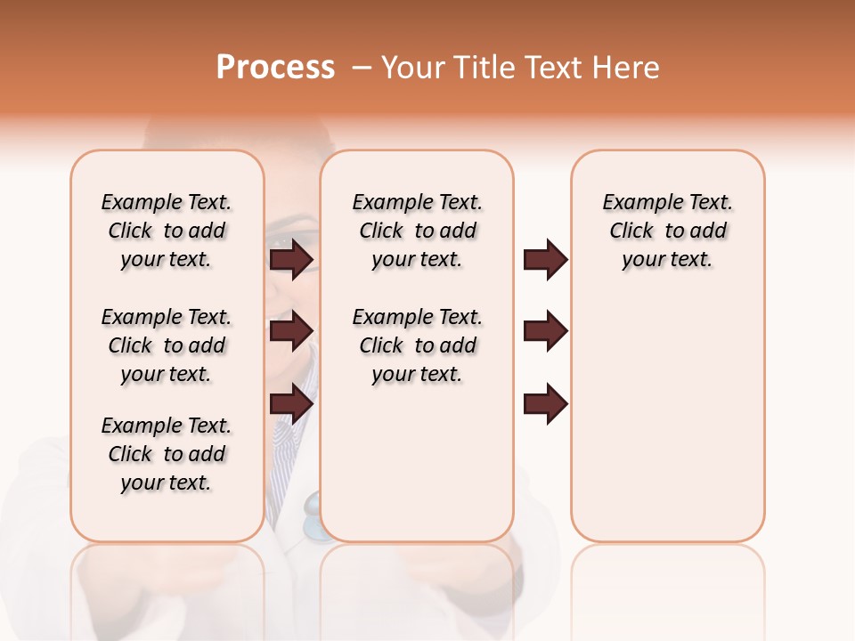 A Woman Doctor Giving A Thumbs Up PowerPoint Template