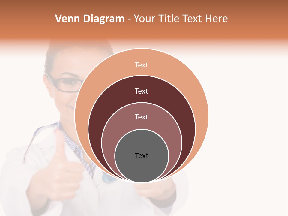 A Woman Doctor Giving A Thumbs Up PowerPoint Template