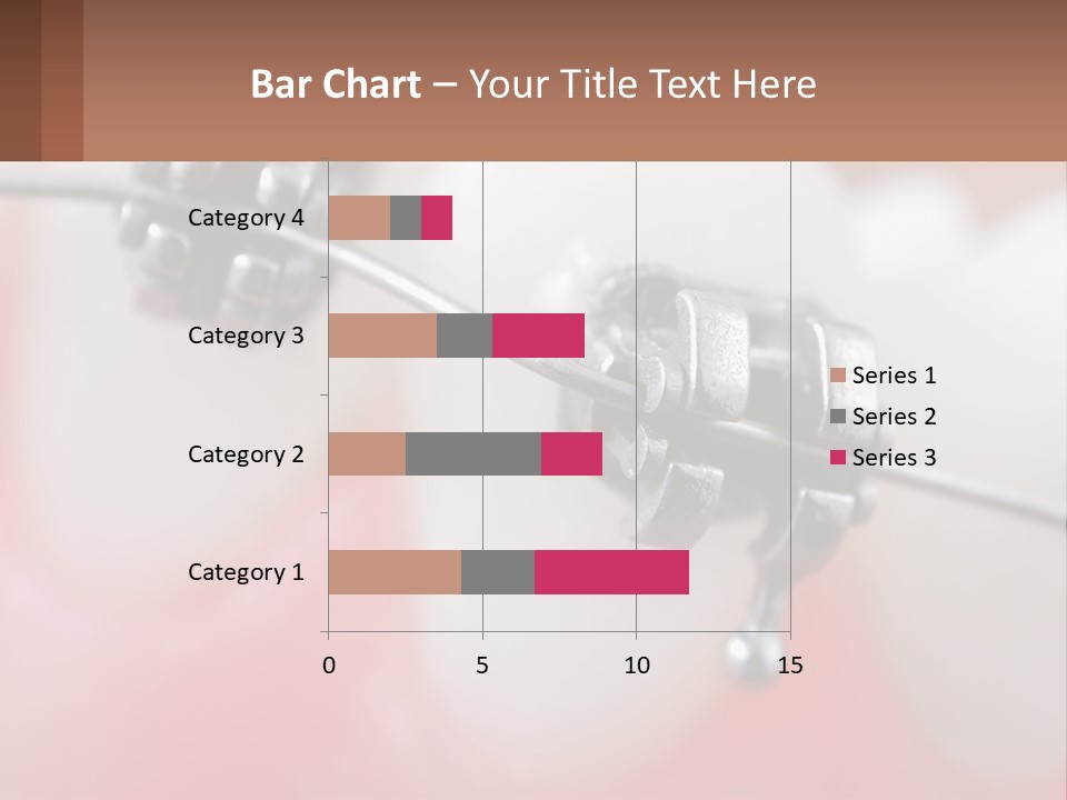 A Tooth With Braces On It Powerpoint Template PowerPoint Template