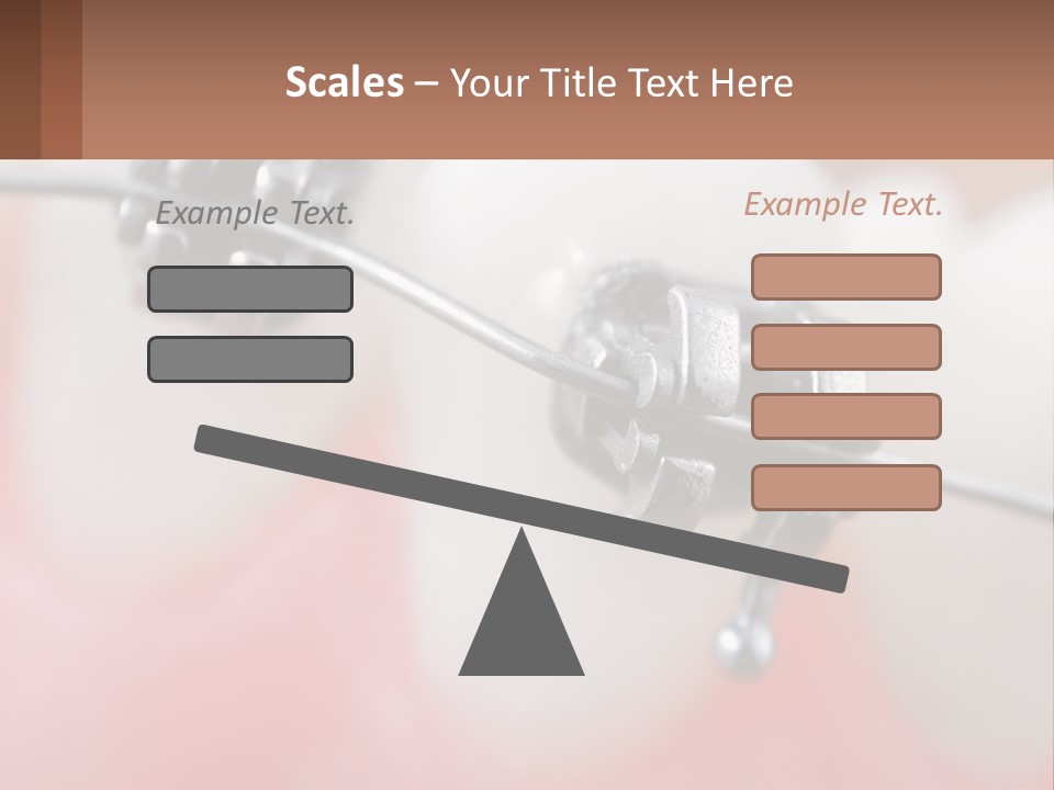 A Tooth With Braces On It Powerpoint Template PowerPoint Template
