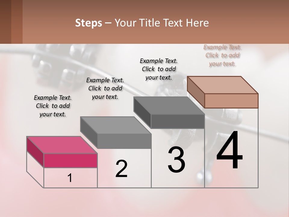 A Tooth With Braces On It Powerpoint Template PowerPoint Template