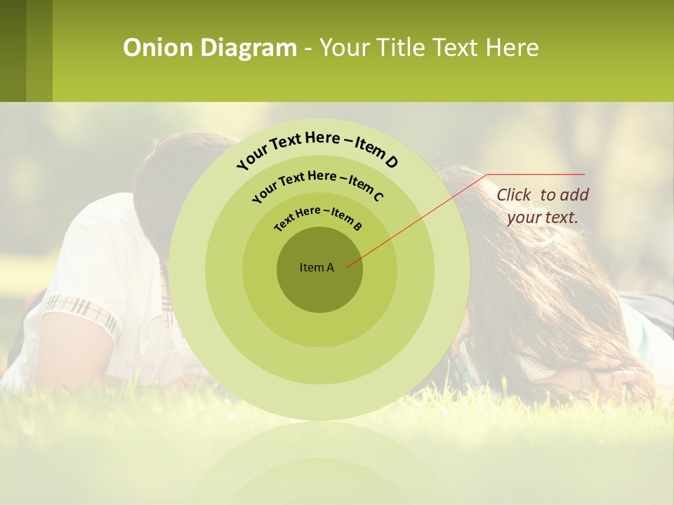 A Family Laying On The Grass In A Park PowerPoint Template