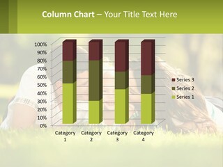 A Family Laying On The Grass In A Park PowerPoint Template