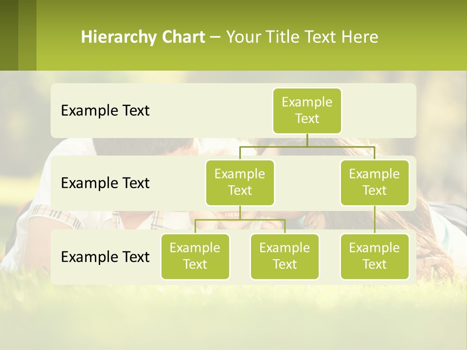 A Family Laying On The Grass In A Park PowerPoint Template