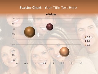 A Group Of People Are Smiling For The Camera PowerPoint Template